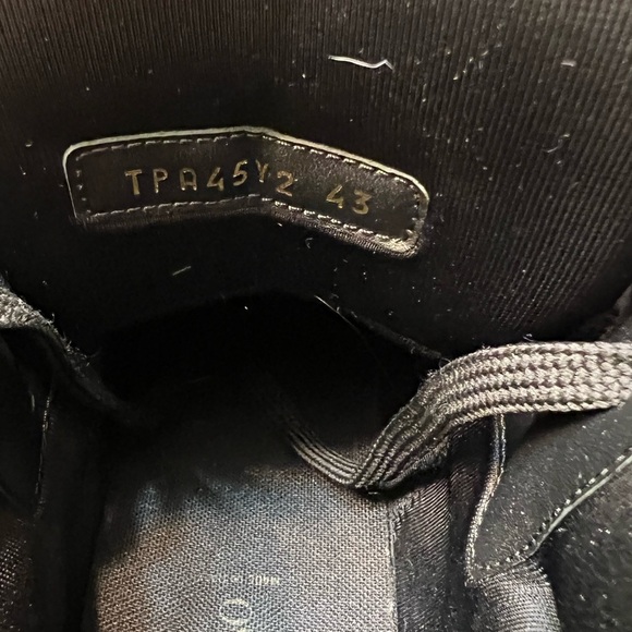 Valentino Black and Red High-Top Sneakers - Picture 4 of 9